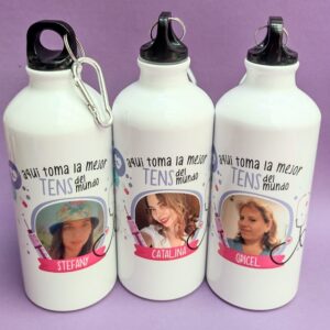 BOTELLA METÁLICA ENFERMERA Y TENS