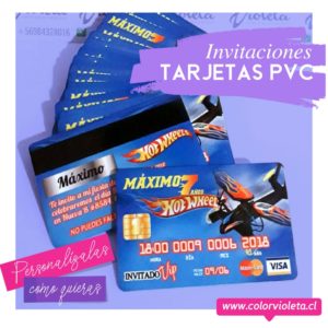INVITACIÓN TARJETA PVC