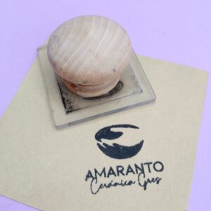 TIMBRE MANUAL BASE ACRÍLICO