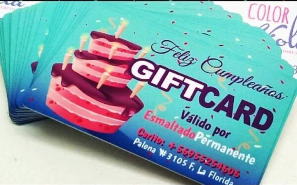 GIFT CARD PVC - Imagen 2