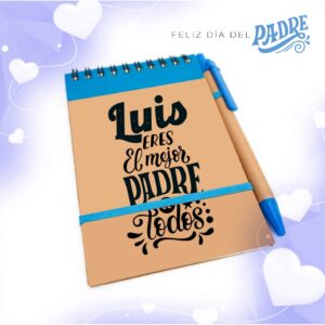 LIBRETA ECO CON LÁPIZ PAPÁ