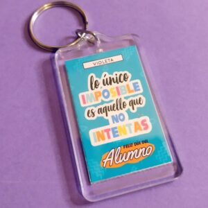 LLAVERO ACRÍLICO DÍA DEL ALUMNO