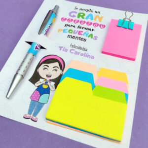 SET POST IT + LÁPIZ PASTA