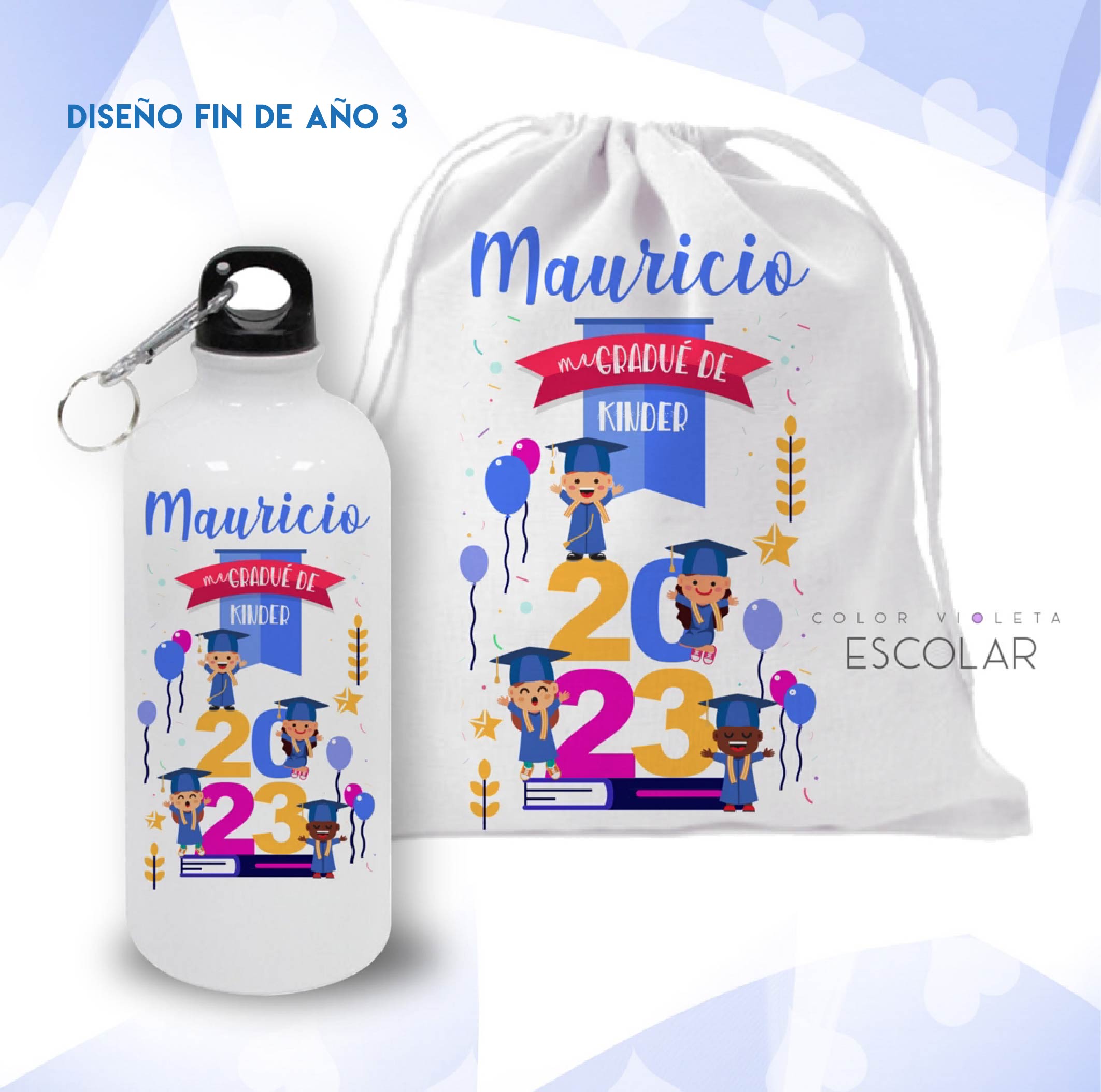 PACK BOTELLA + MORRAL FIN DE AÑO - Imagen 3