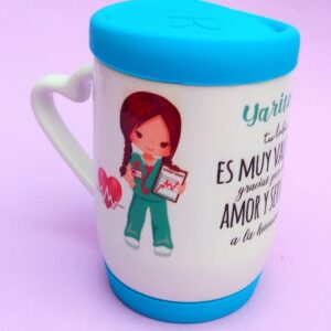 TAZÓN CON TAPA TENS, ENFERMERA, MATRONA