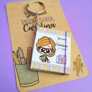 LLAVERO MINI LIBRETA POST IT DÍA DEL PROFESOR