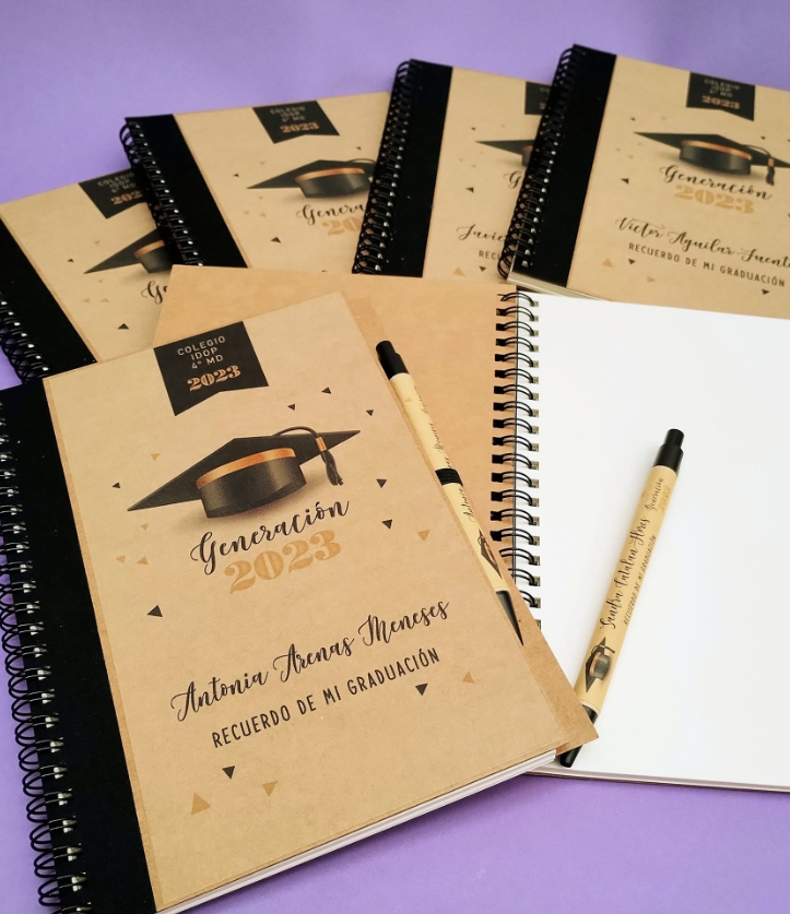 CUADERNO ECO CON LÁPIZ GRADUACIÓN