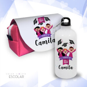 PACK BOTELLA + ESTUCHE ESCOLAR FIN DE AÑO