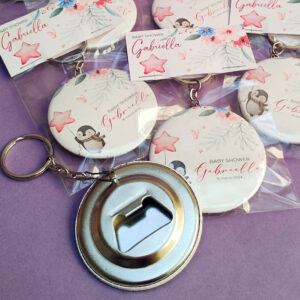 CHAPITA LLAVERO DESTAPADOR BABY SHOWER