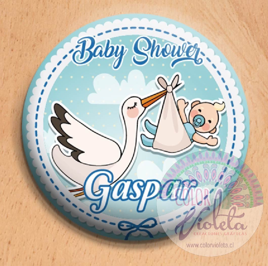 CHAPITA LLAVERO DESTAPADOR BABY SHOWER - Imagen 6