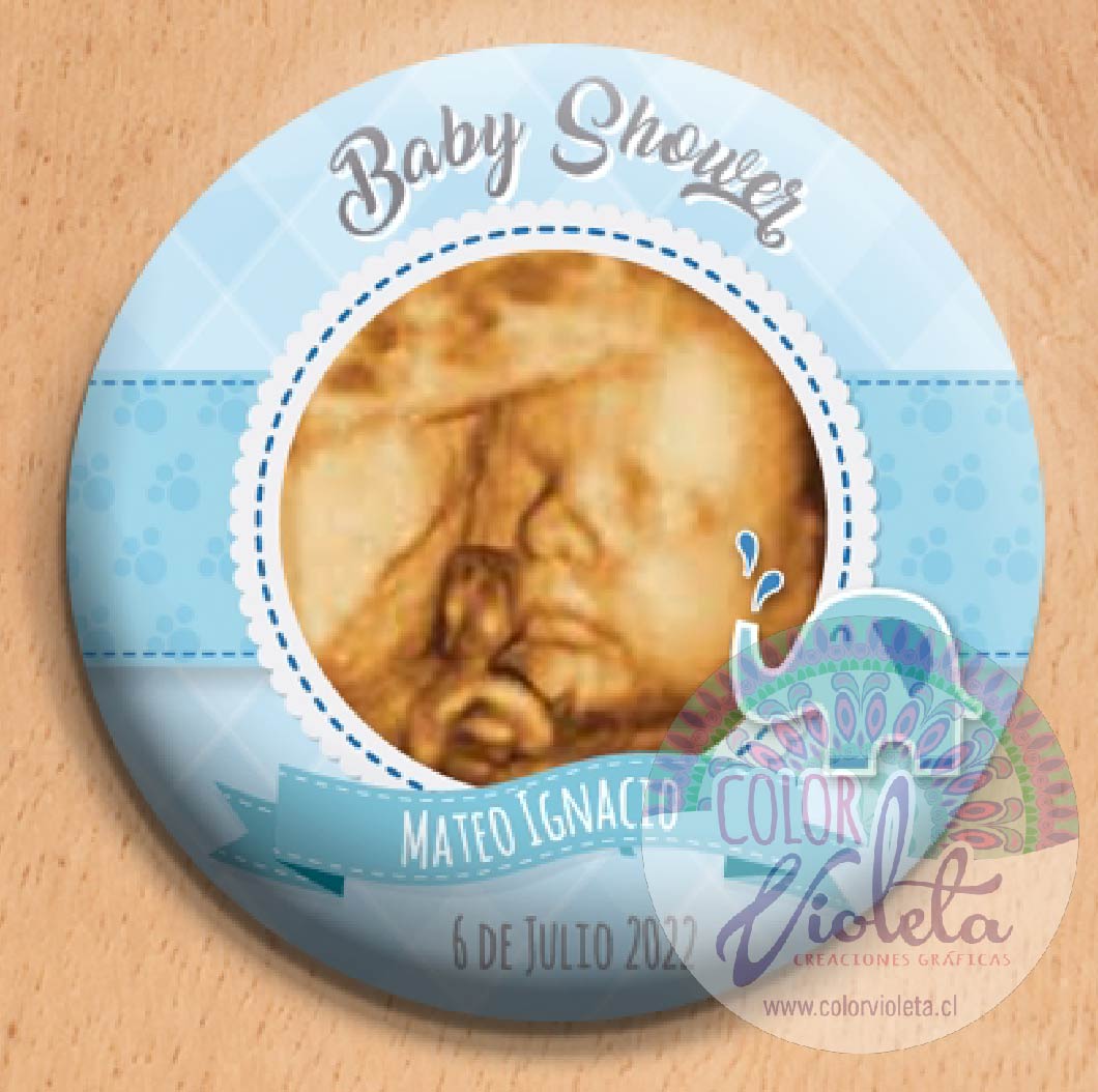 CHAPITA LLAVERO DESTAPADOR BABY SHOWER - Imagen 3