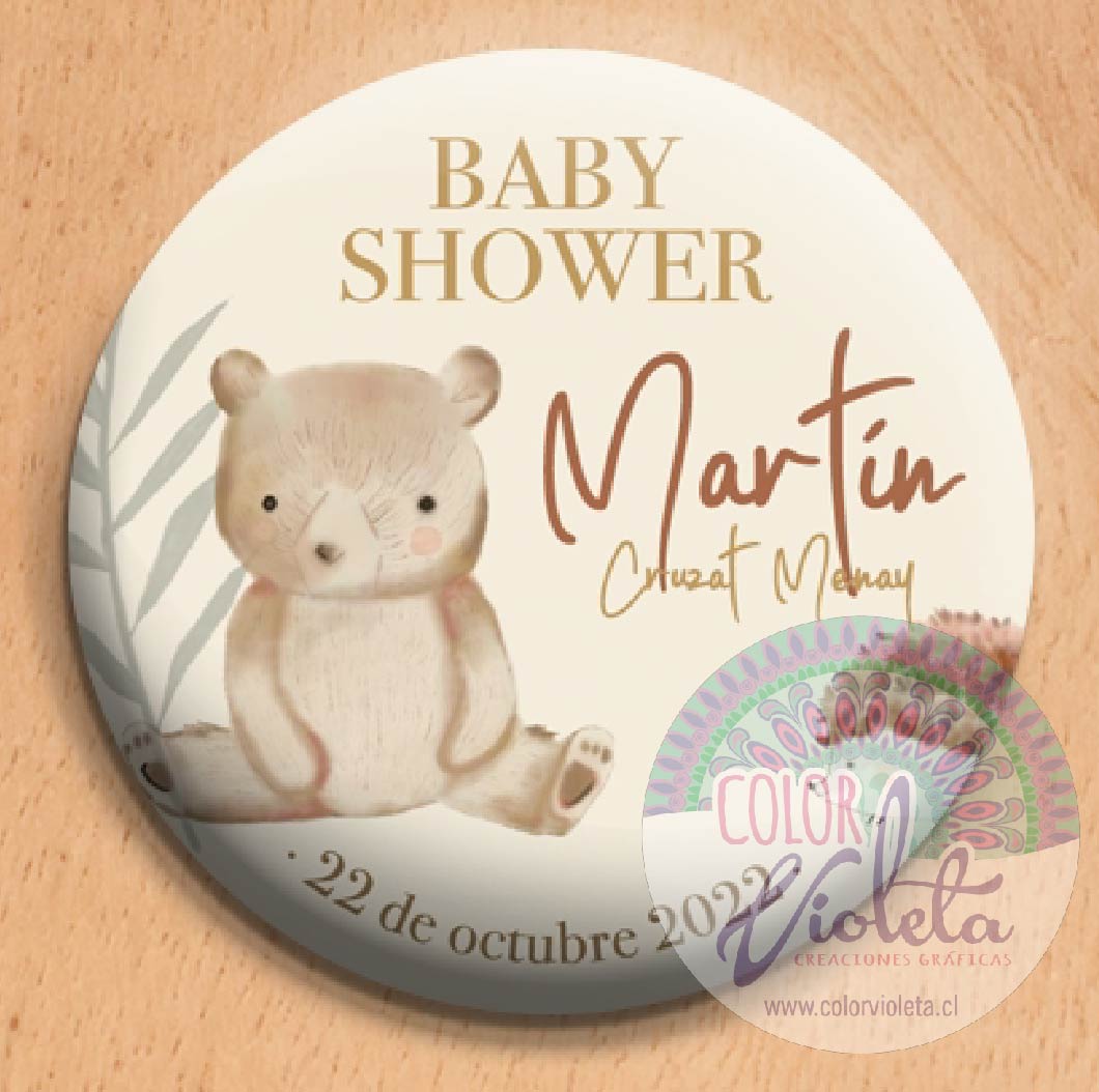 CHAPITA LLAVERO DESTAPADOR BABY SHOWER - Imagen 4