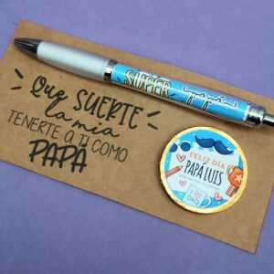 LÁPIZ + MONEDA CHOCOLATE PAPÁ