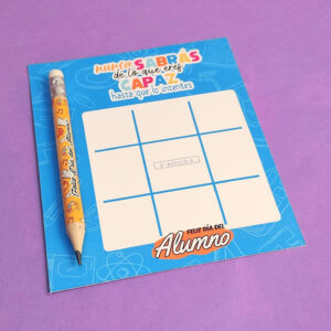 LÁPIZ GRAFITO Y JUEGO GATO