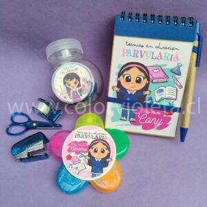 SET ESCRITORIO CON LIBRETA Y DESTACADOR