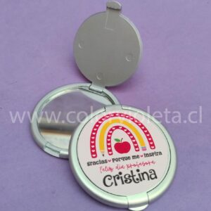 ESPEJO PLATEADO PROFESORA