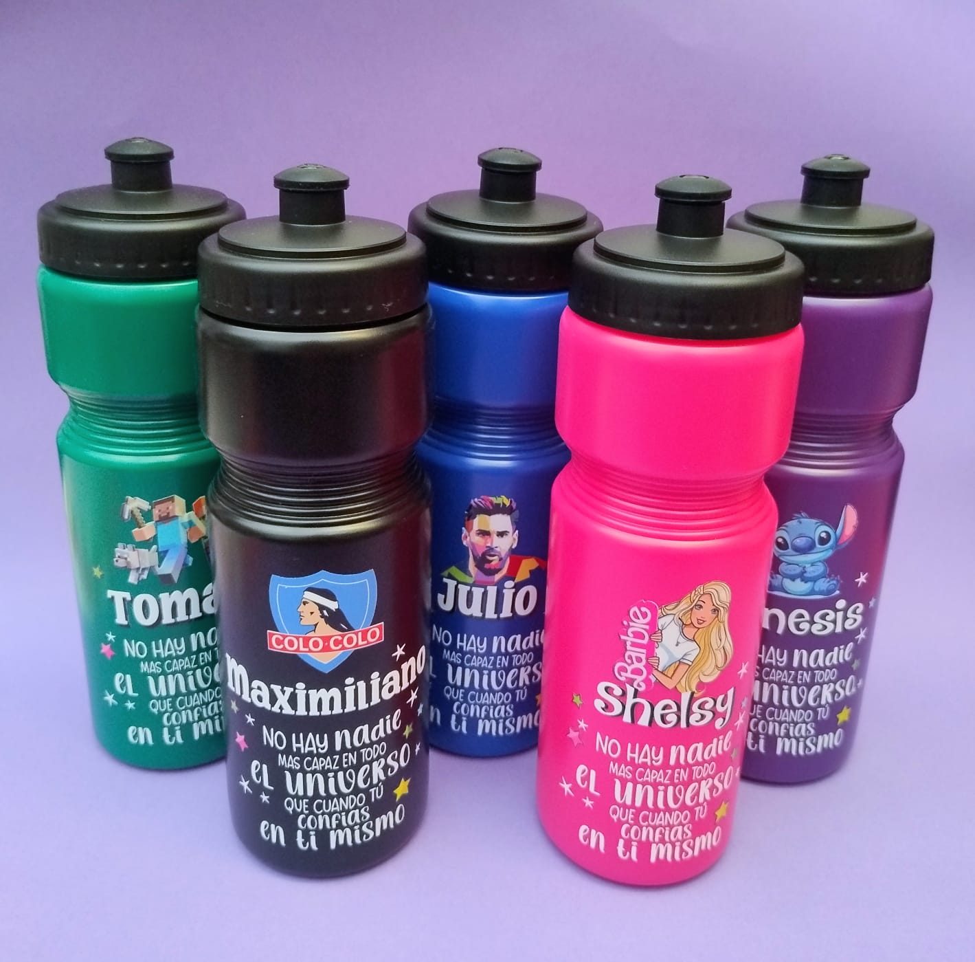 BOTELLA DEPORTIVA PLÁSTICA - Imagen 2