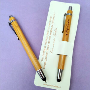 LÁPIZ BAMBOO TOUCH GRABADO