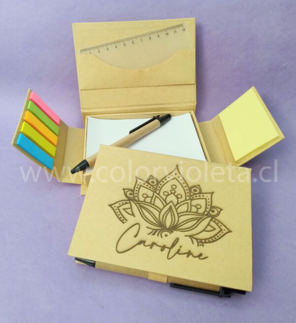PORTA TACO MEMO SET POST IT