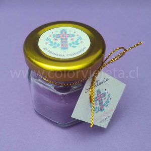 VELA FRASCO HEXAGONAL