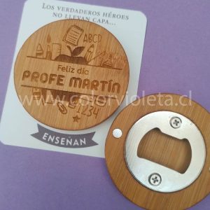 DESTAPADOR BAMBOO GRABADO