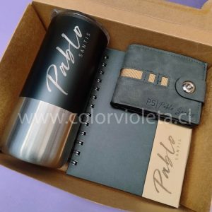 BOX MUG BILLETERA HOMBRE