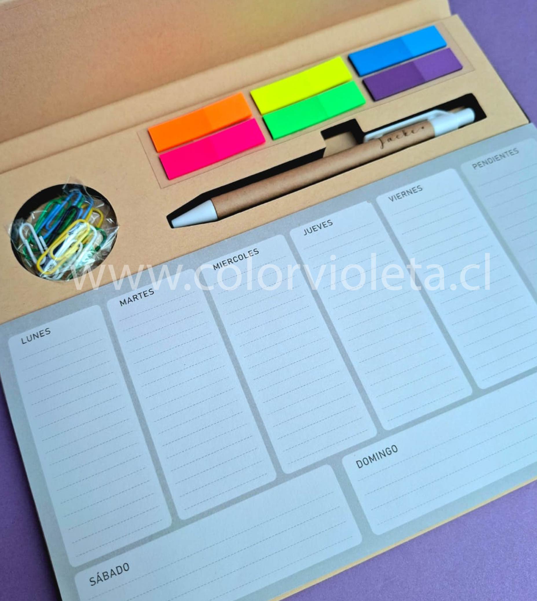 PLANNER SET ESCRITORIO