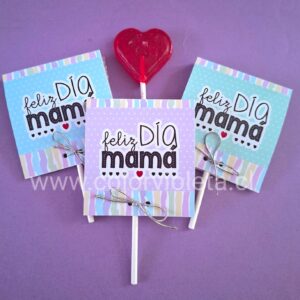 PALETA CORAZÓN PERSONALIZADA